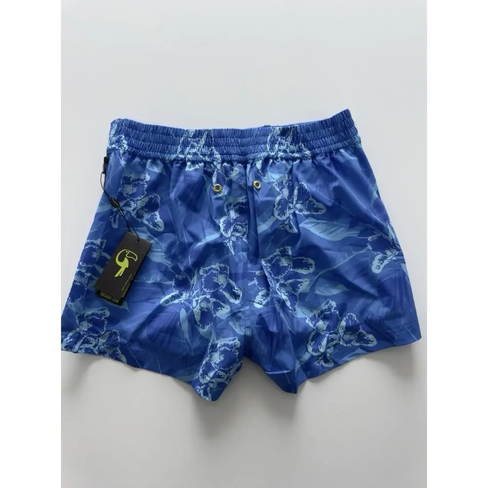 Tucann Men's Premium Swim Shorts Neon Orchard Azure 3